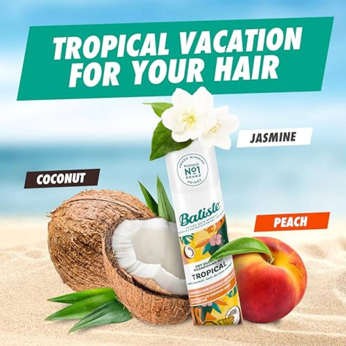 Batiste Dry Shampoo Tropical 200ml - Image 5