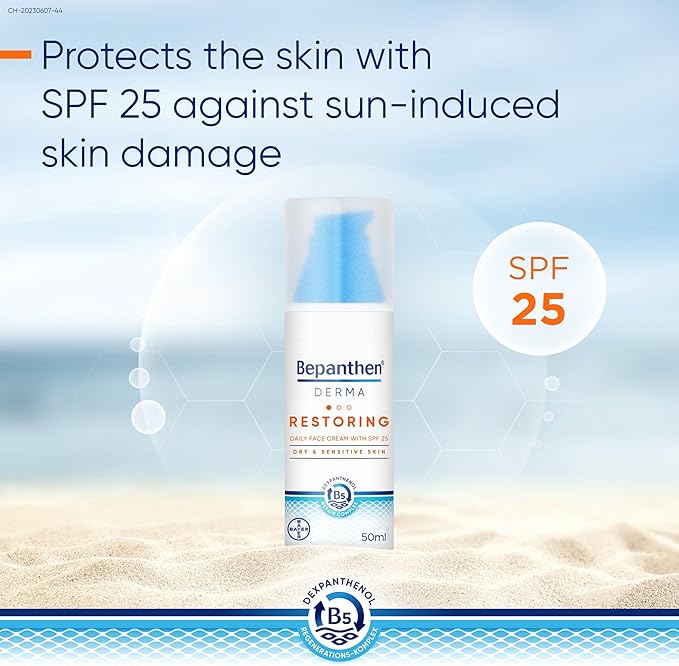 Bepanthen Derma Restoring Face Cream SPF25 50ml - Image 3