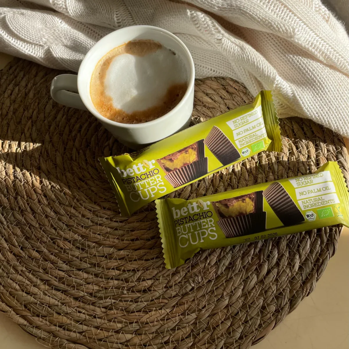 Bett'r Organic Pistachio Butter Cups 39g - Image 3