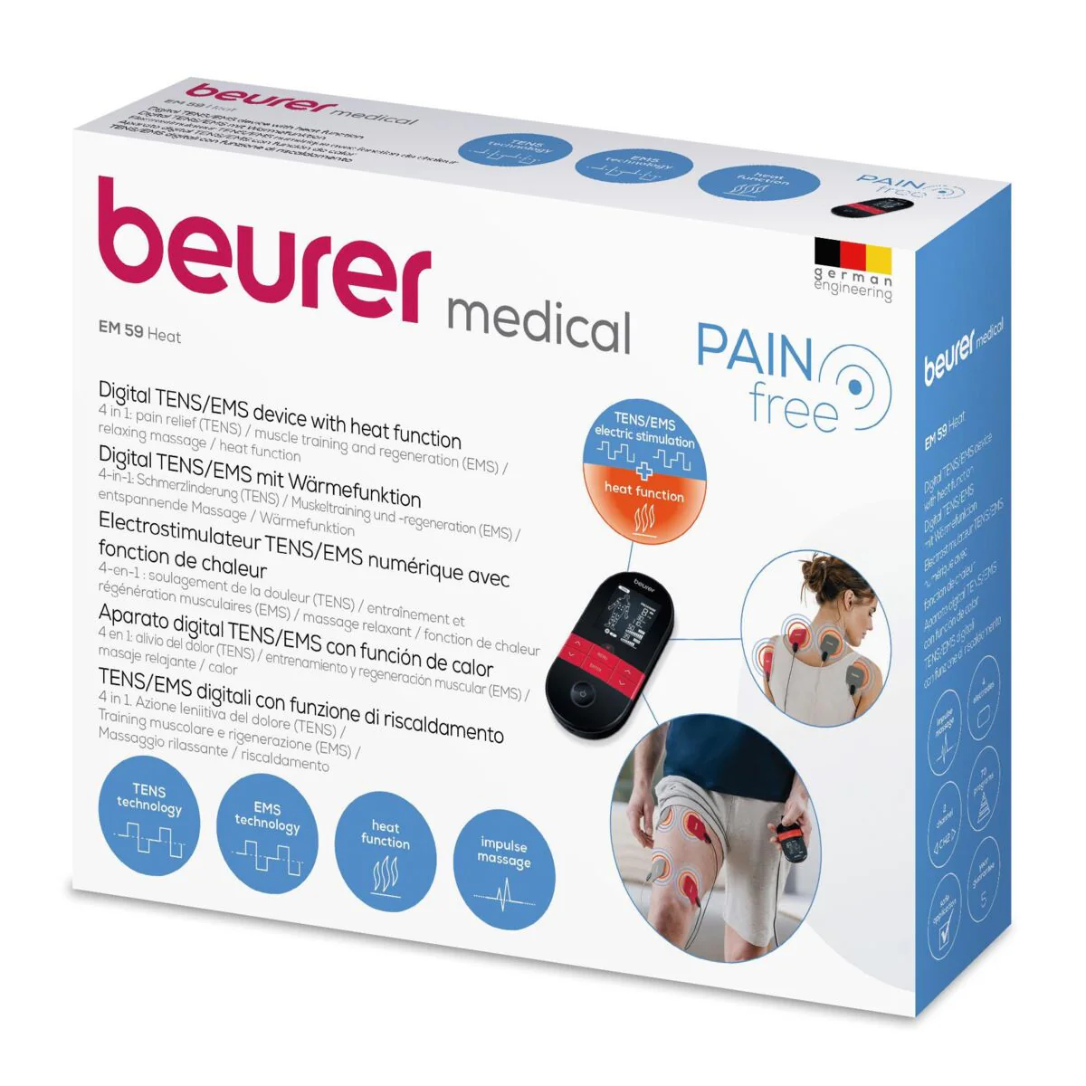 Beurer Digital TENS/EMS Device with Heat Function EM 59 - Image 11