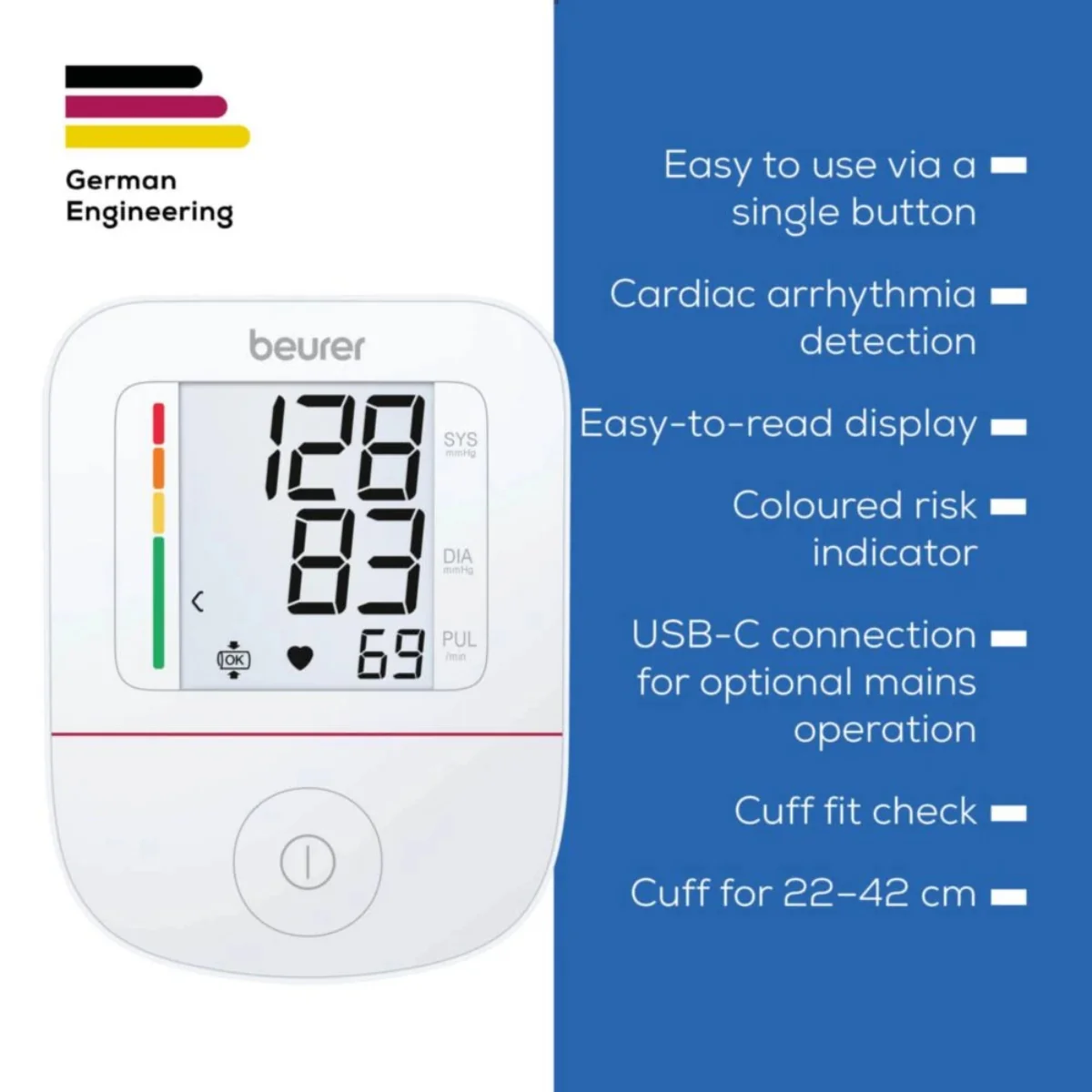 Beurer Upper Arm Blood Pressure Monitor Classic BM 23 - Image 7