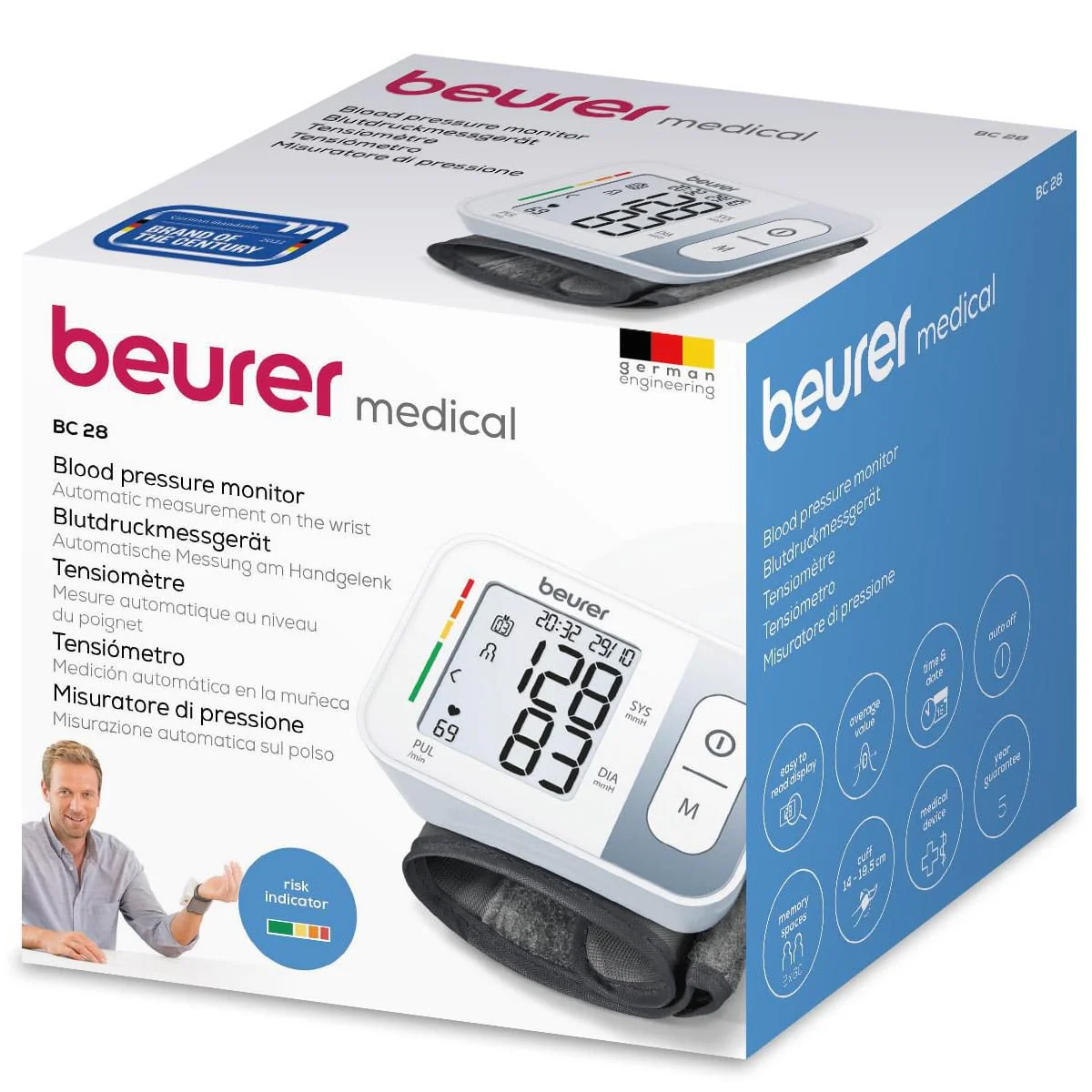 Beurer Wrist Blood Pressure Monitor BC 28 - Image 4