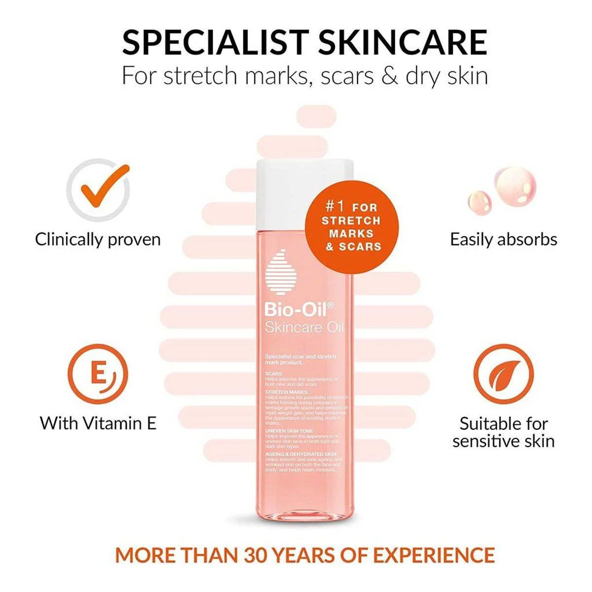 Bio Oil Natural Skin Care Oil 200ml - Image 6