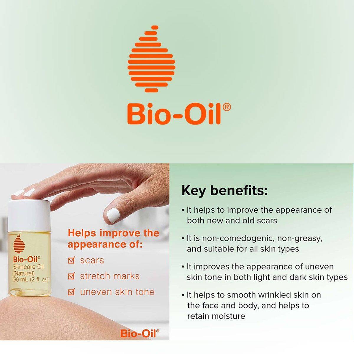Bio Oil Natural Skin Care Oil 60ml - Image 6