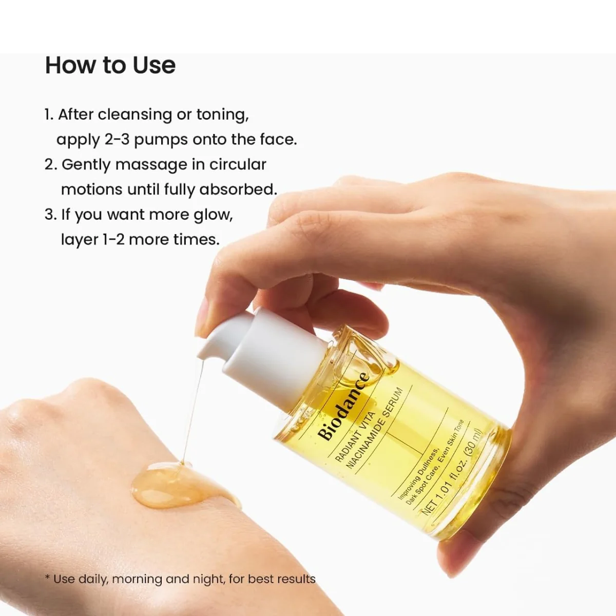 Biodance Radiant Vita Niacinamide Serum 30ml - Image 8