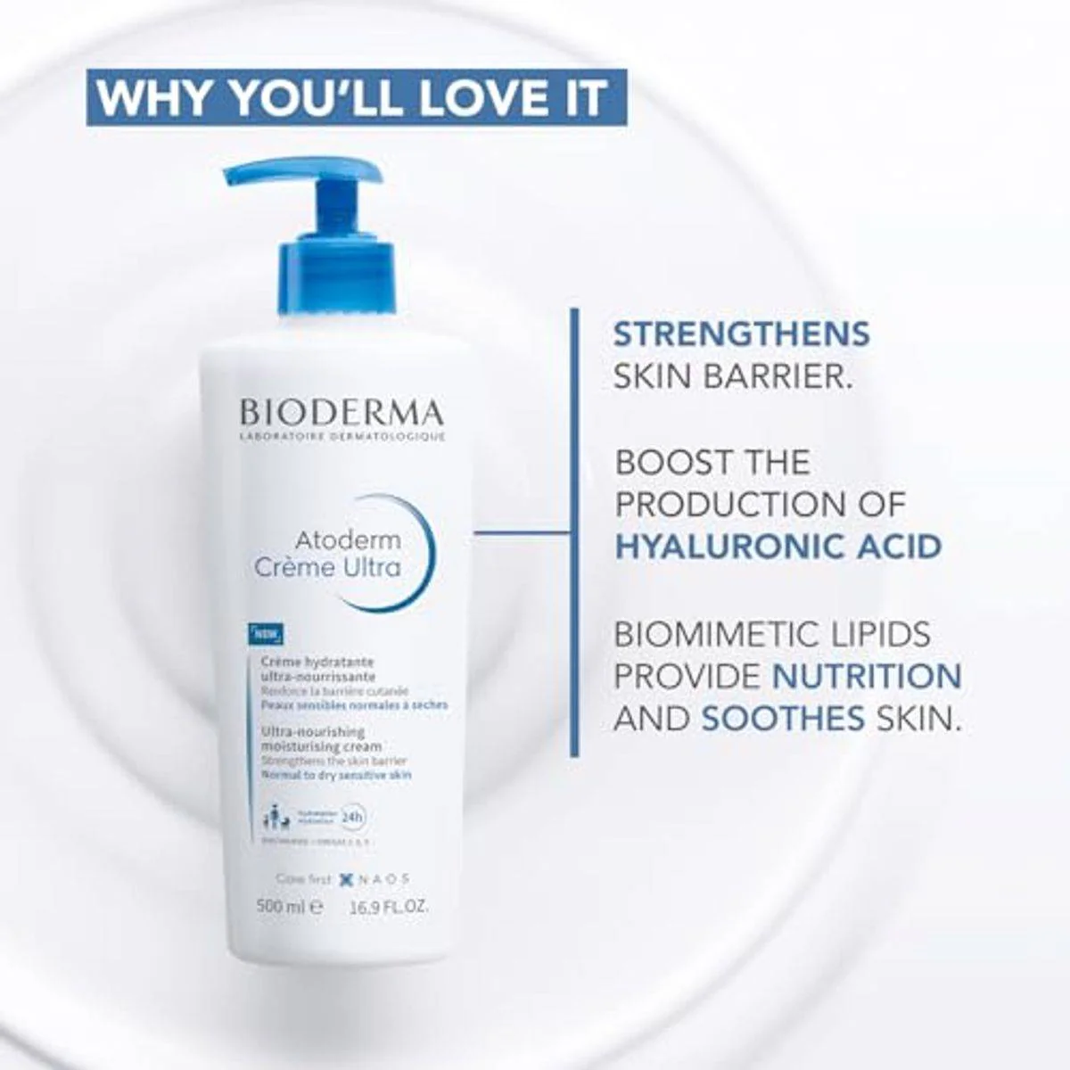 Bioderma Atoderm Cream Ultra 500ml - Image 6