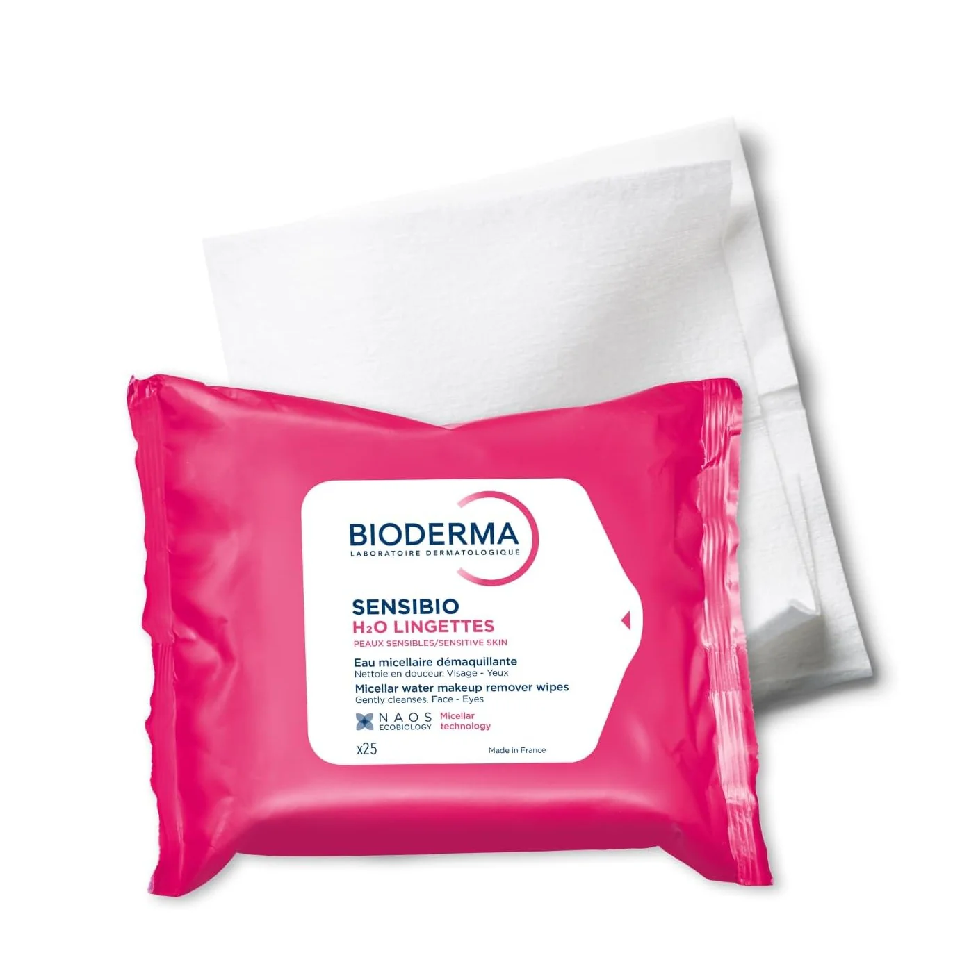 Bioderma Sensibio H2O Micellar Solution 25 Wipes - Image 2
