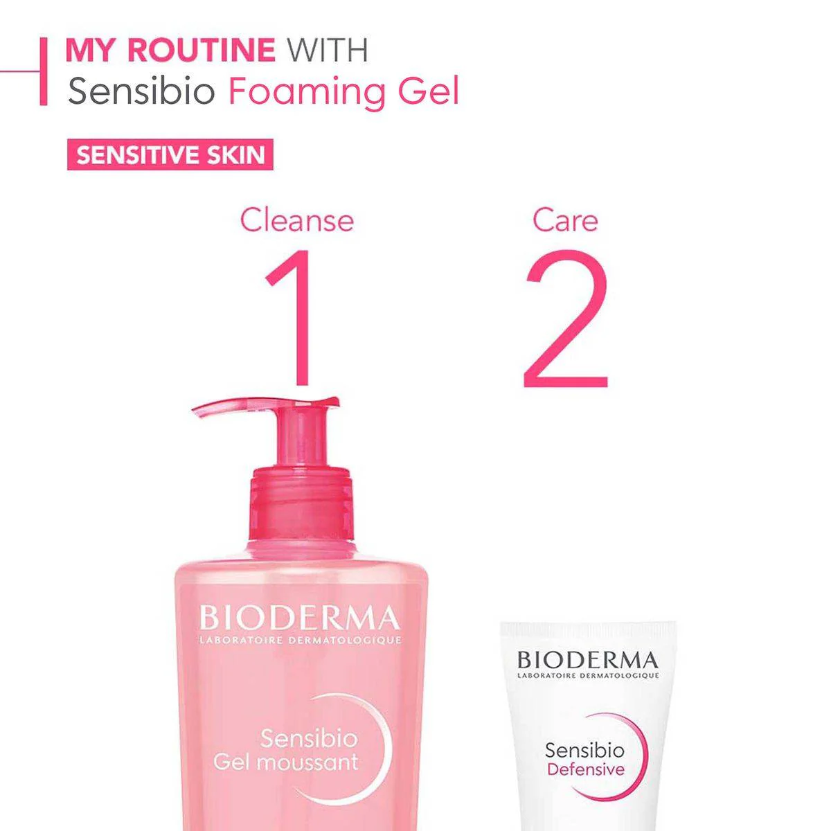 Bioderma Sensibio Soothing Foaming Gel 200ml - Image 2
