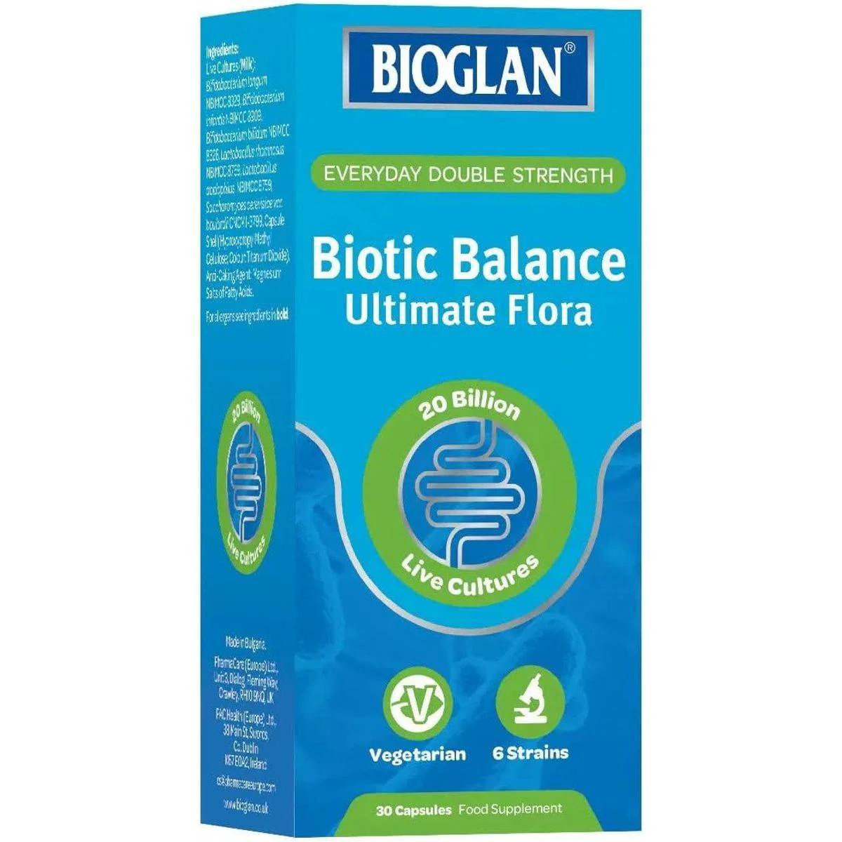 Bioglan Biotic Balance 20 Billion Live Cultures 30 Capsules - Image 2