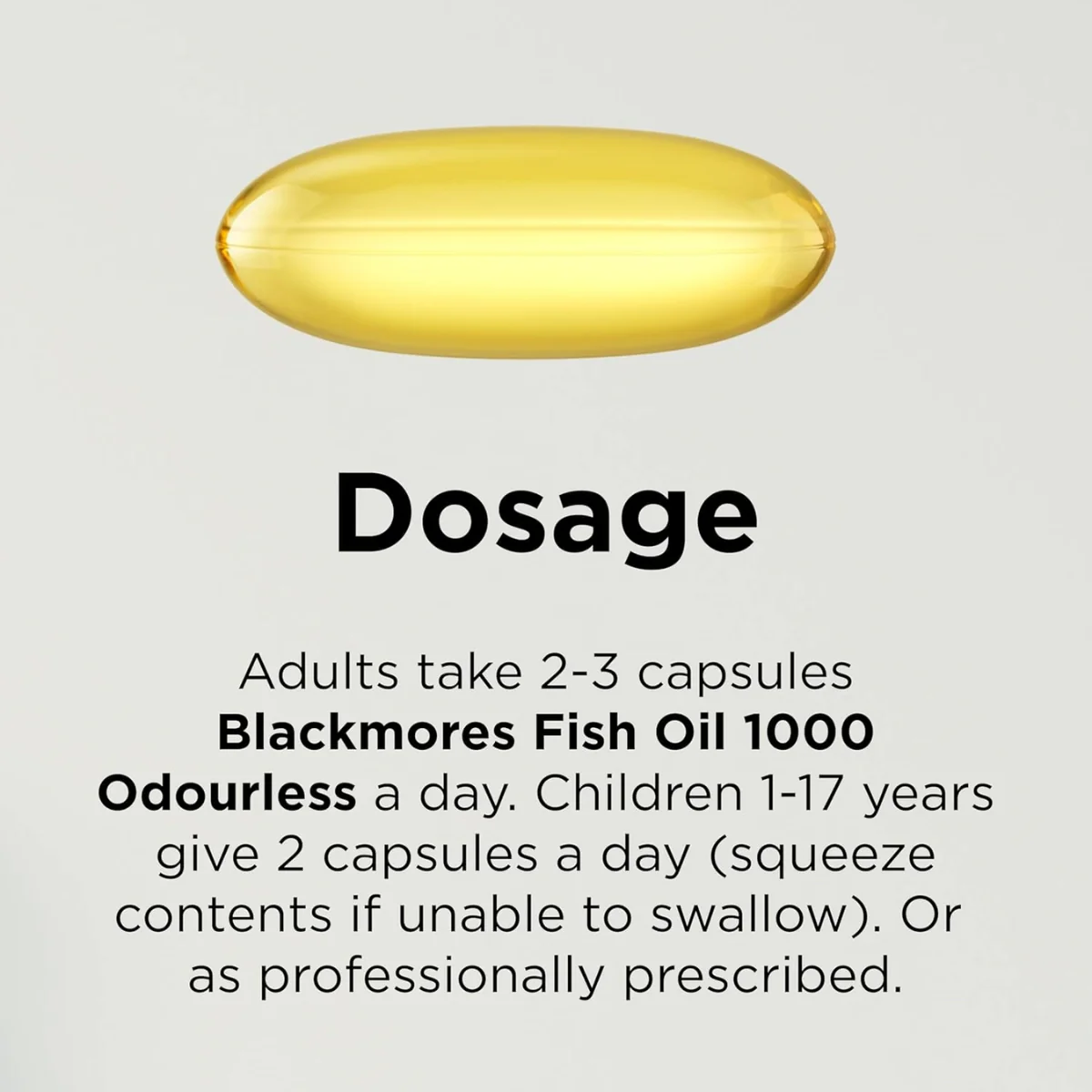 Blackmores Odourless Fish Oil 1,000mg 400 Capsules - Image 5
