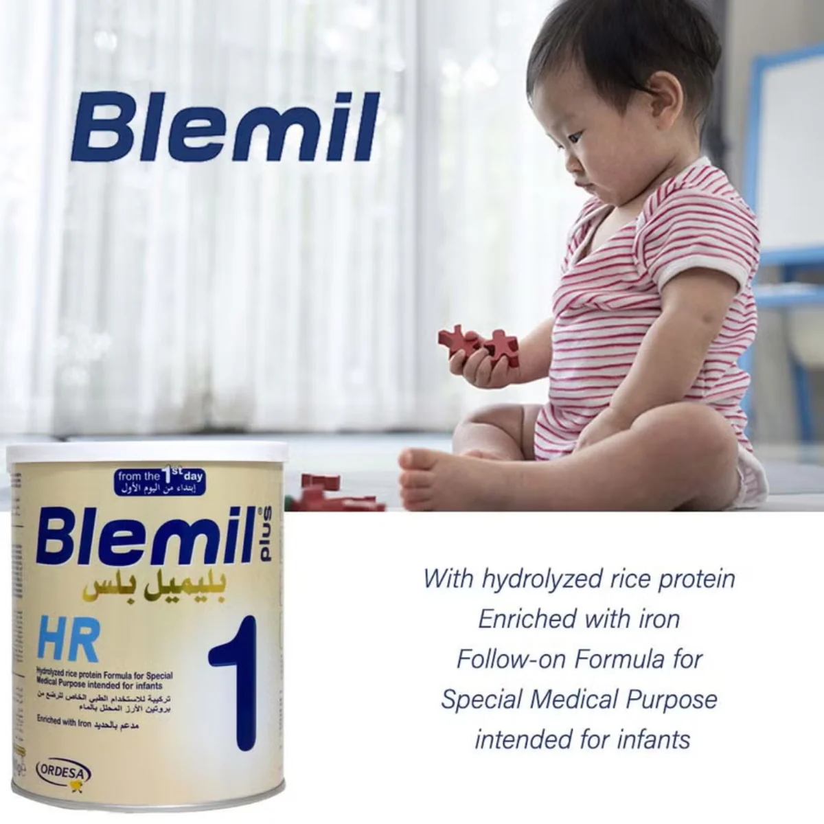 Blemil Plus 1 HR Infant Formula (0-6 Months) 400g - Image 2