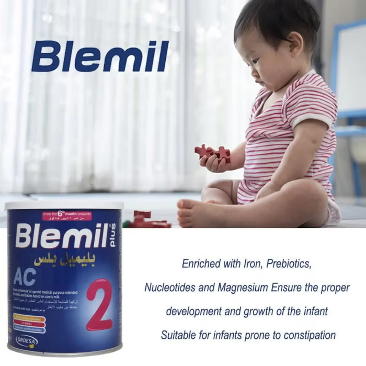 Blemil Plus 2 AC Follow On Formula (6-12 Months) 400g - Image 2