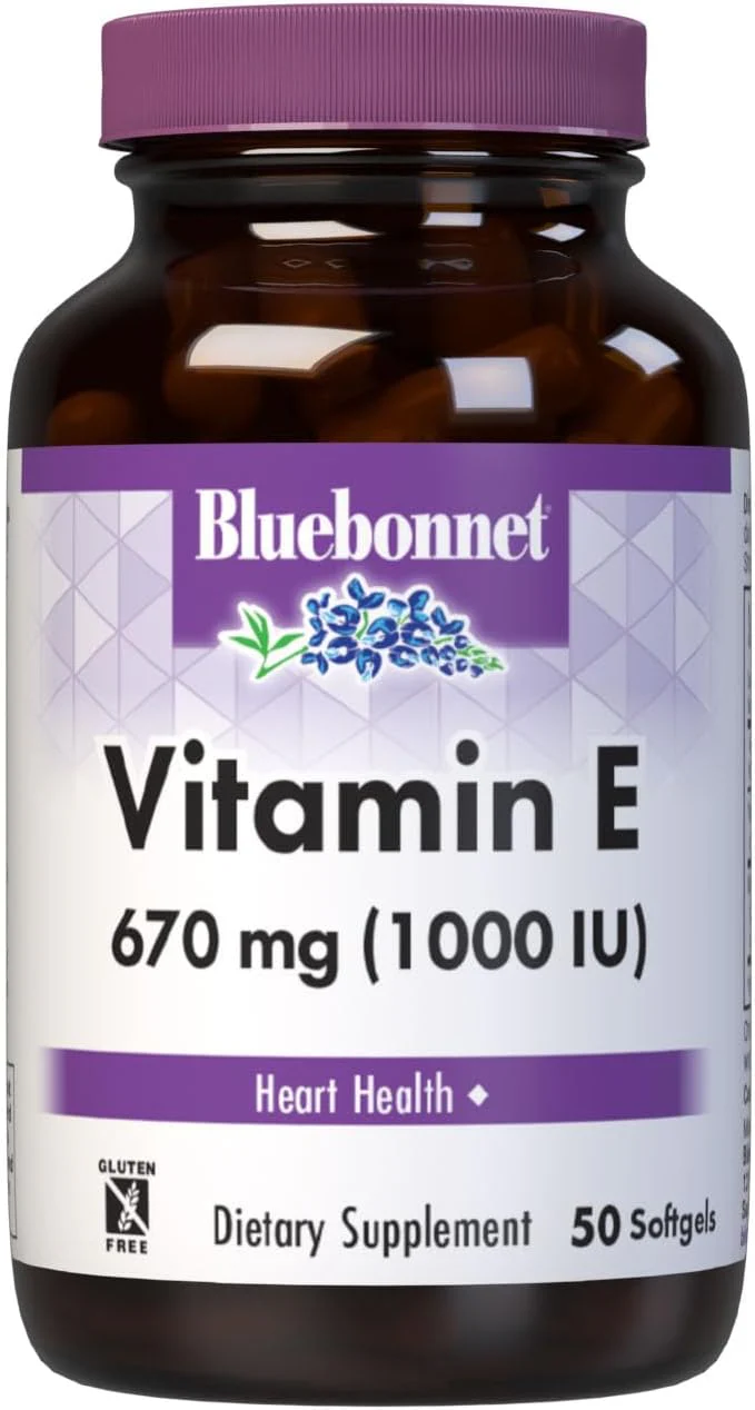 Bluebonnet Vitamin E 1000IU 50 Softgels