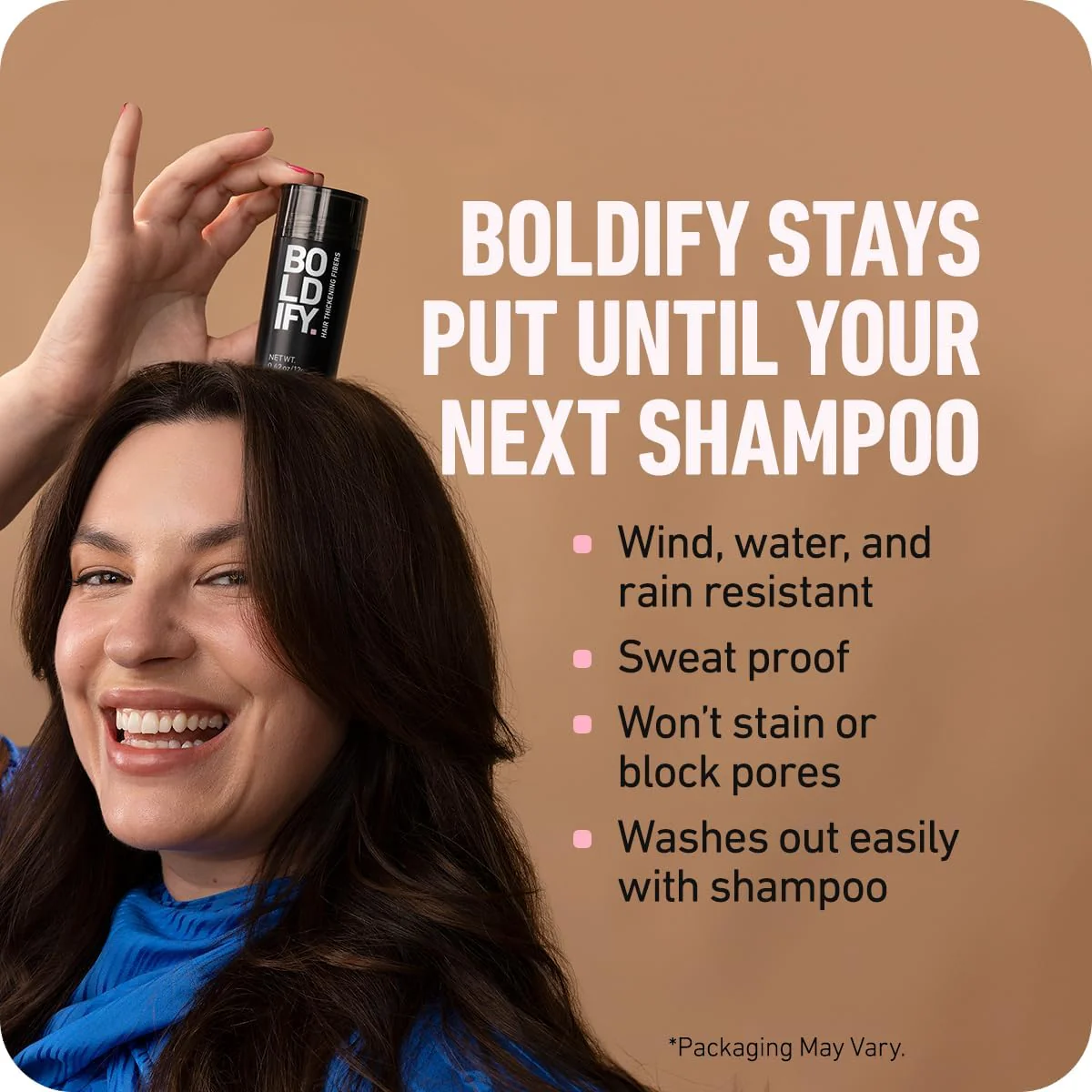 Boldify Hair Building Fiber Medium Brown 12g - Image 3