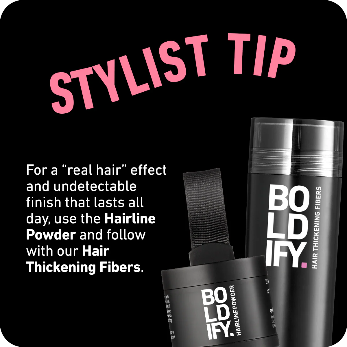 Boldify Hairline Powder Black 4g - Image 4