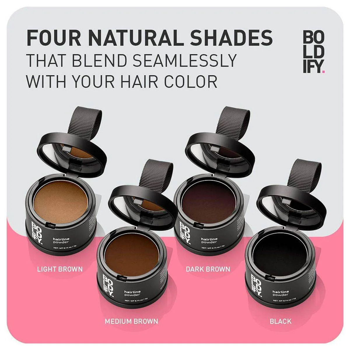 Boldify Hairline Powder Light Brown 4g - Image 3