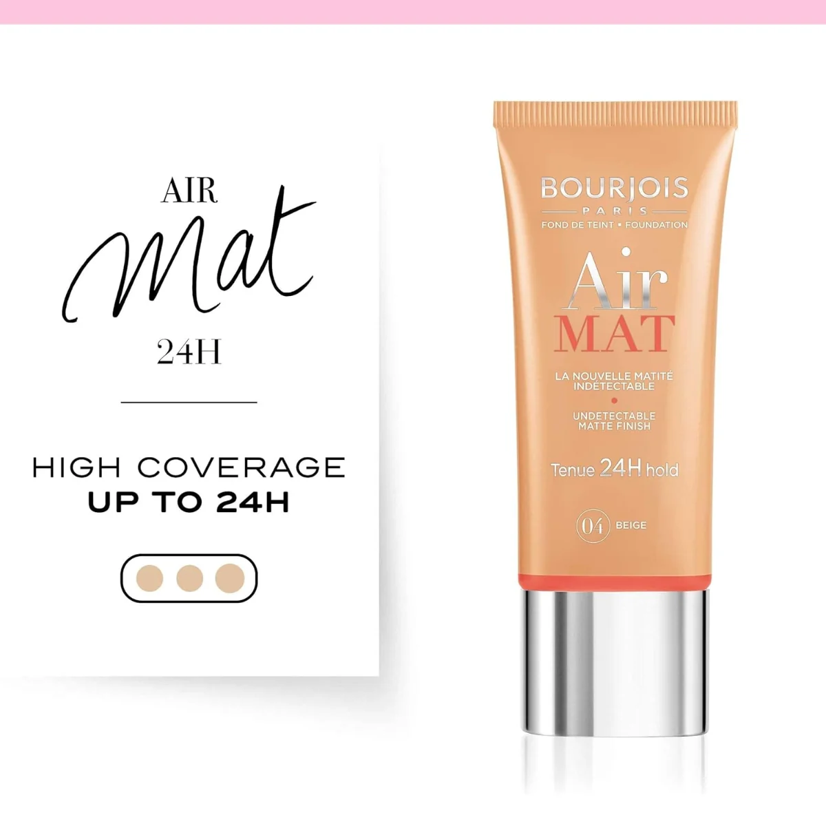 Bourjois Air Mat Foundation T04 Beige 30ml - Image 3