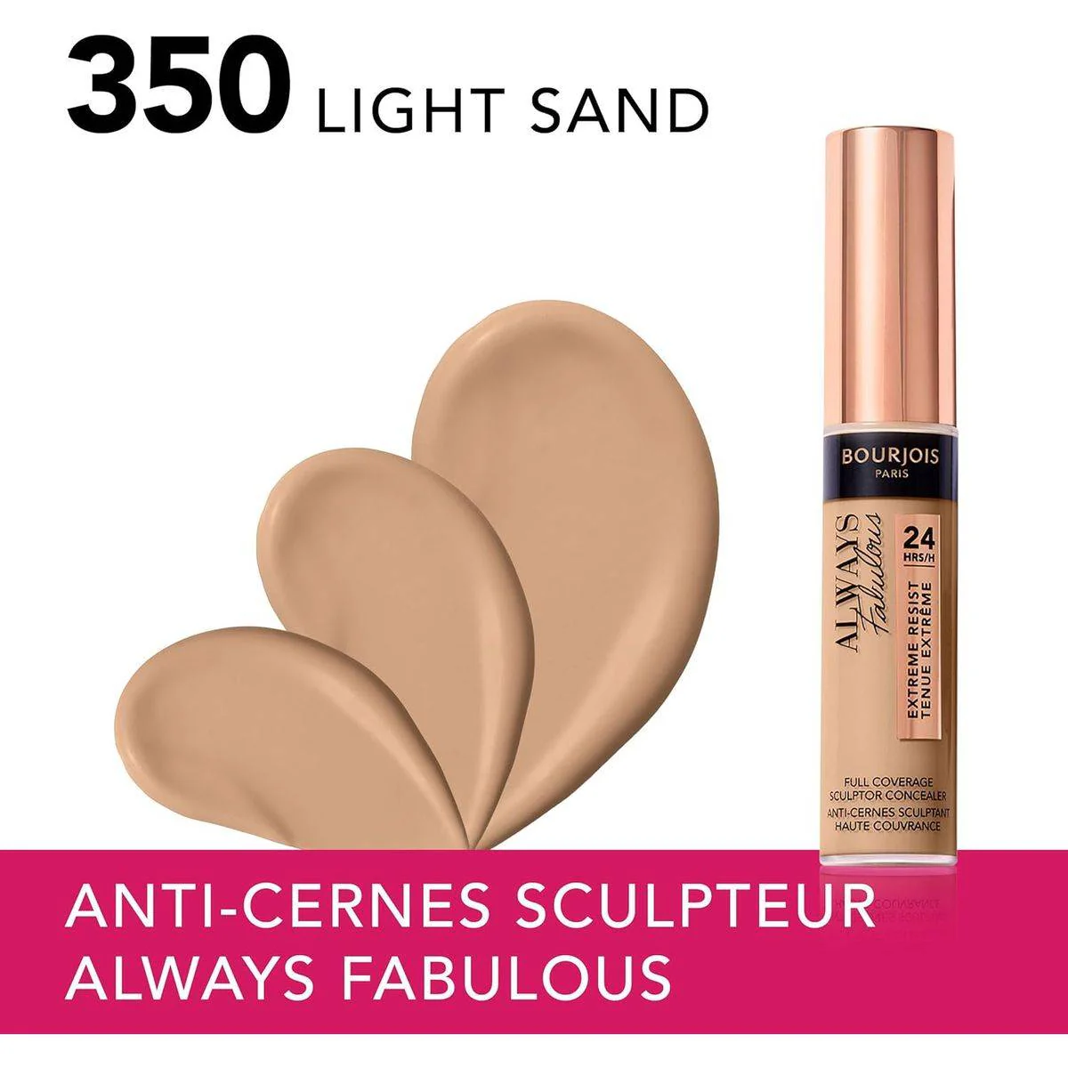 Bourjois Always Fabulous Concealer 350 Light Sand 10ml - Image 2
