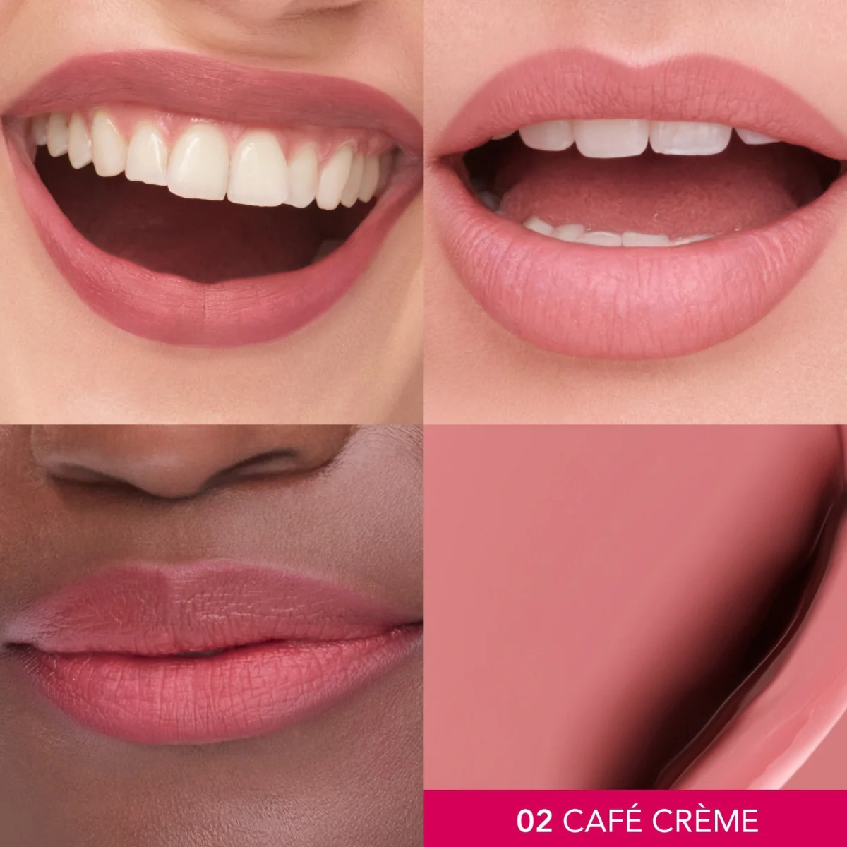 Bourjois Cloud Creme Velvet Matte Liquid Lipstick 02 Cafe Creme 3.1ml - Image 3