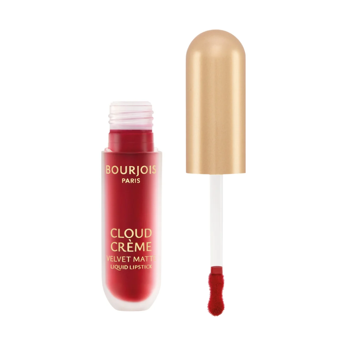 Bourjois Cloud Creme Velvet Matte Liquid Lipstick 08 Chérie Cherry 3.1ml - Image 2