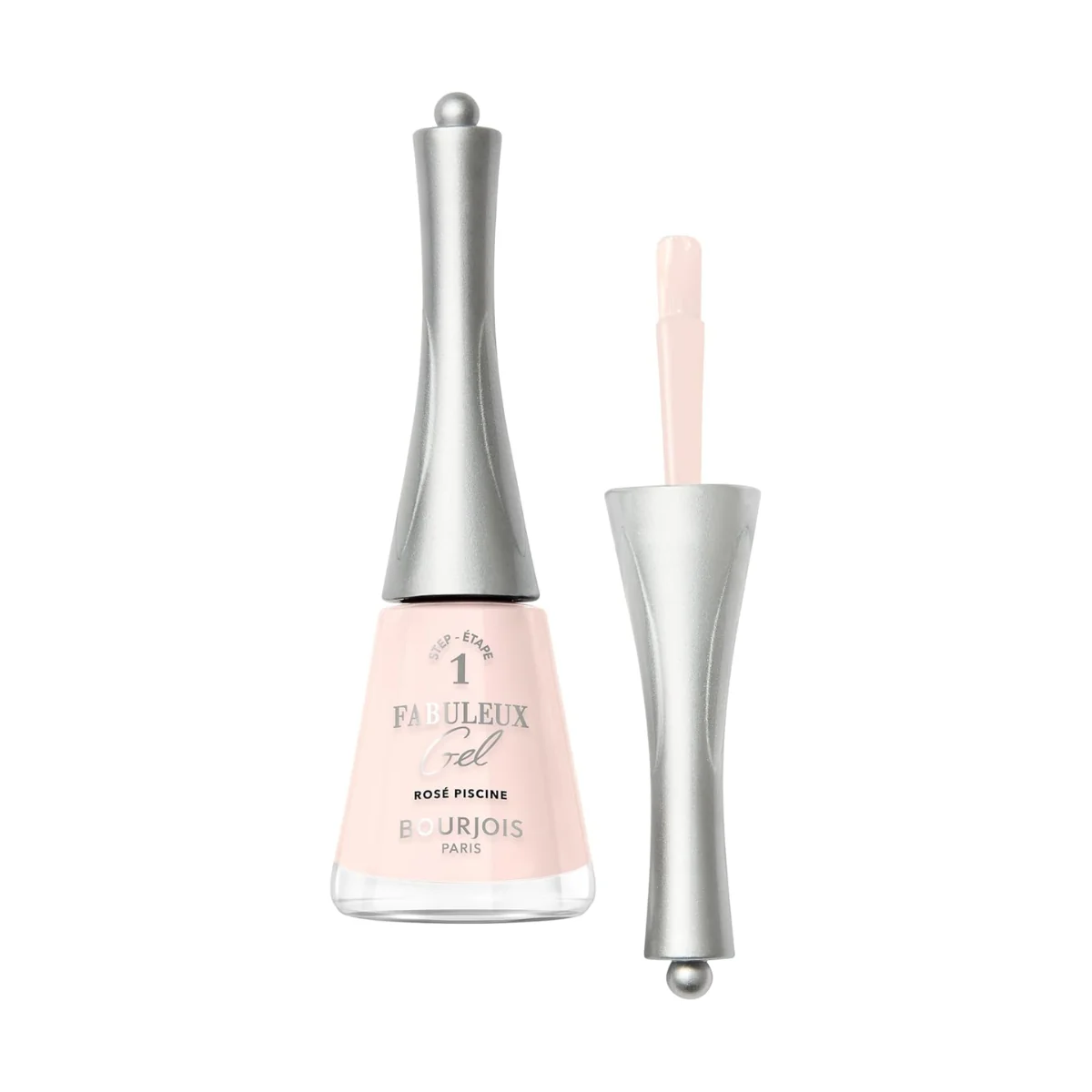 Bourjois Fabuleux Gel Nail Polish 115 Rose Piscine 9ml - Image 2