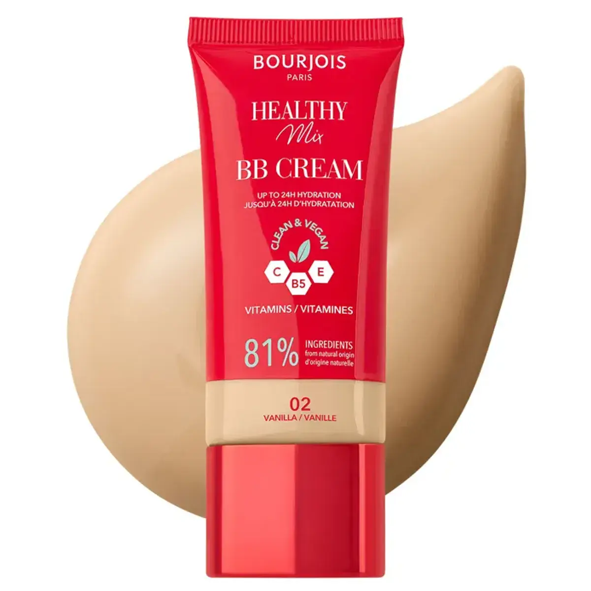 Bourjois Healthy Mix Clean BB Cream 02 Vanila 30ml - Image 3
