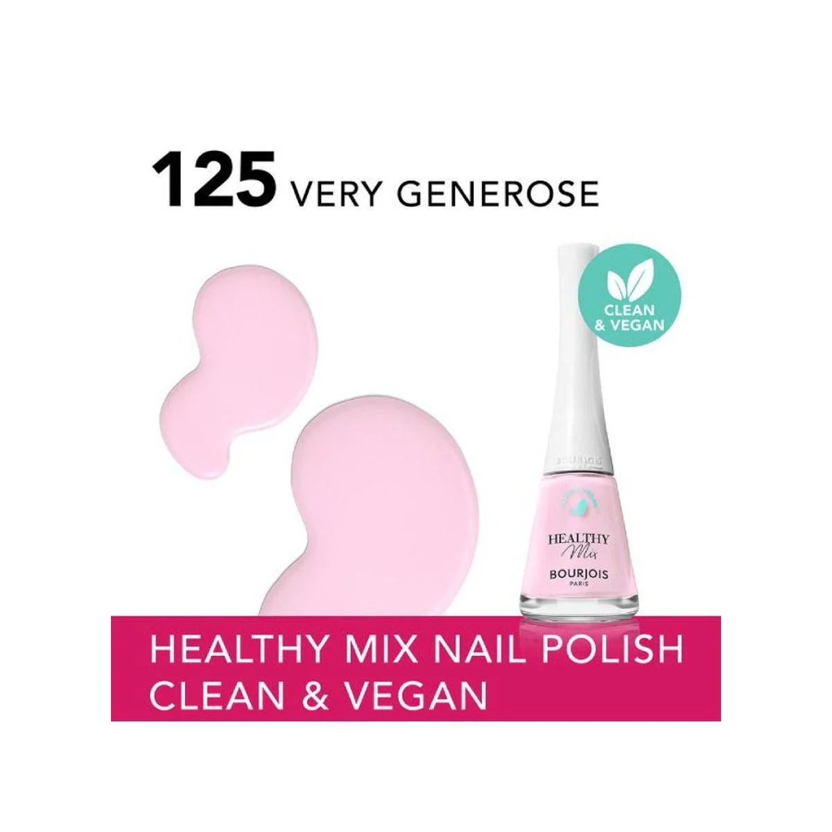 Bourjois Healthy Mix Clean Nail Polish 125 Very Generose 9ml - Image 3