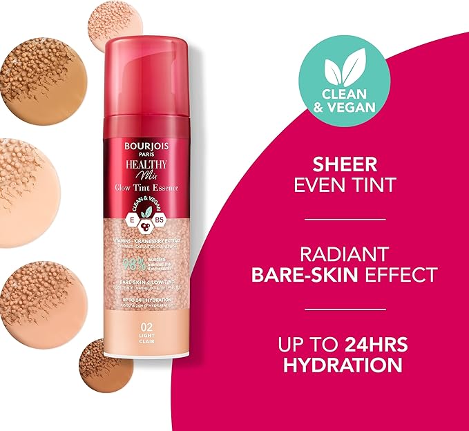 Bourjois Healthy Mix Essence Glow Tint 01 Fair 30ml - Image 3