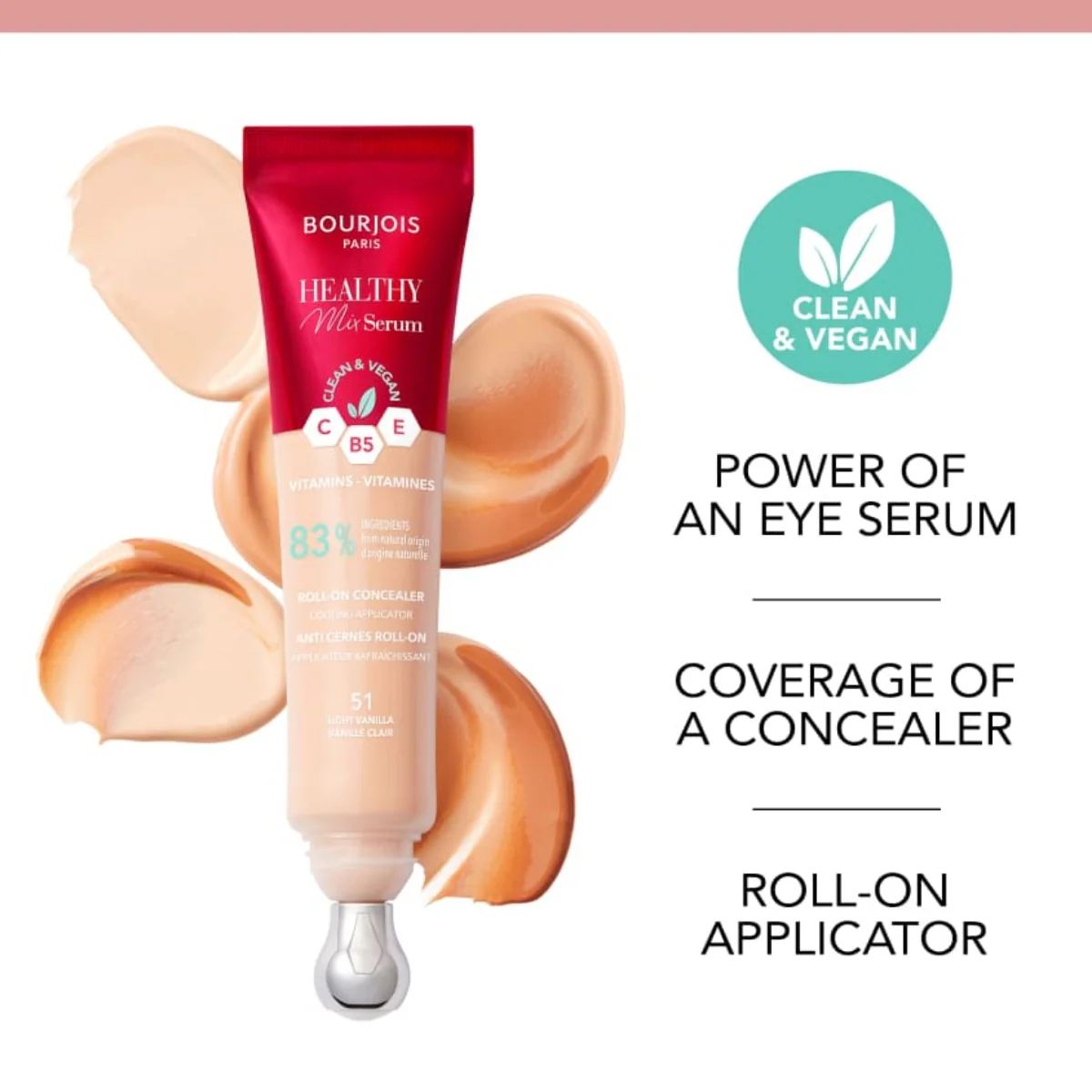 Bourjois Healthy Mix Serum Concealer 49 Ivory 11ml - Image 3