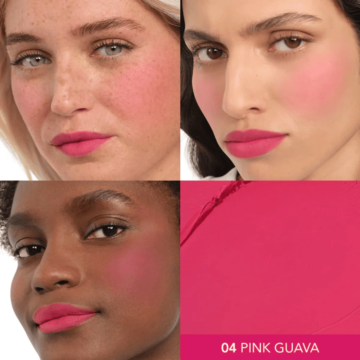 Bourjois Macaron Melt Lip & Cheek Flush 004 Pink Guava - Image 4