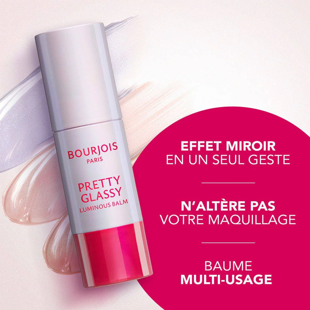 Bourjois Pretty Glassy Luminous Balm 02 Pure Glass 5g - Image 2