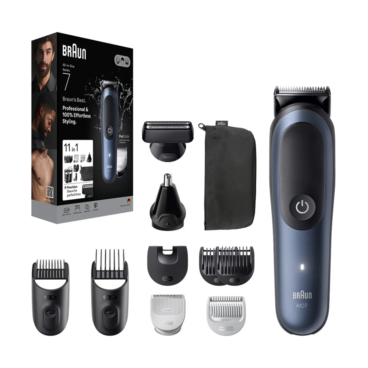 Braun All in One Trimmer Series 7 Profesional & Effortless Styling 11 1 AIO7540 - Image 3