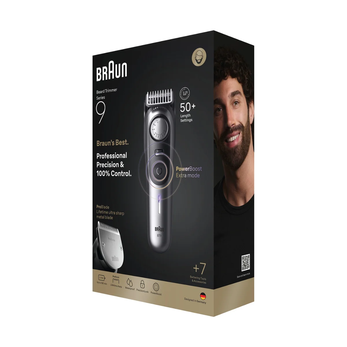 Braun Beard Trimmer Series 9 Professional Precision BT9520 - Image 3