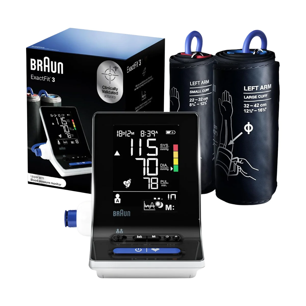 Braun Blood Pressure Monitor Upper Arm ExactFit 3 - Image 3