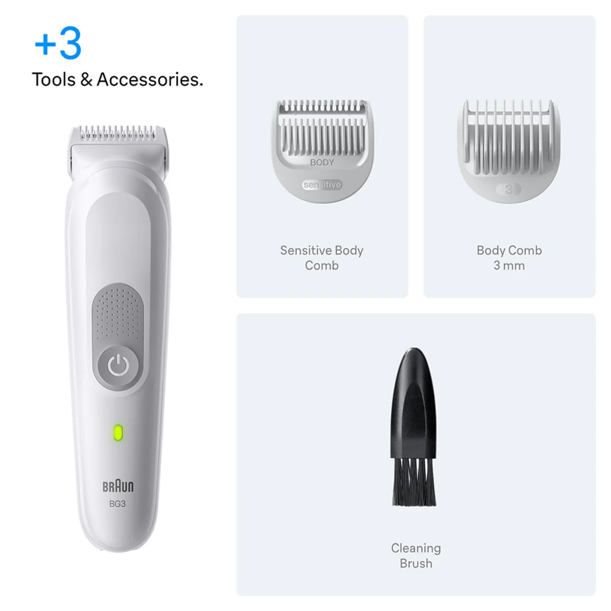 Braun Body Groomer Series 3 Gentle & Easy Trim BG3530 - Image 3