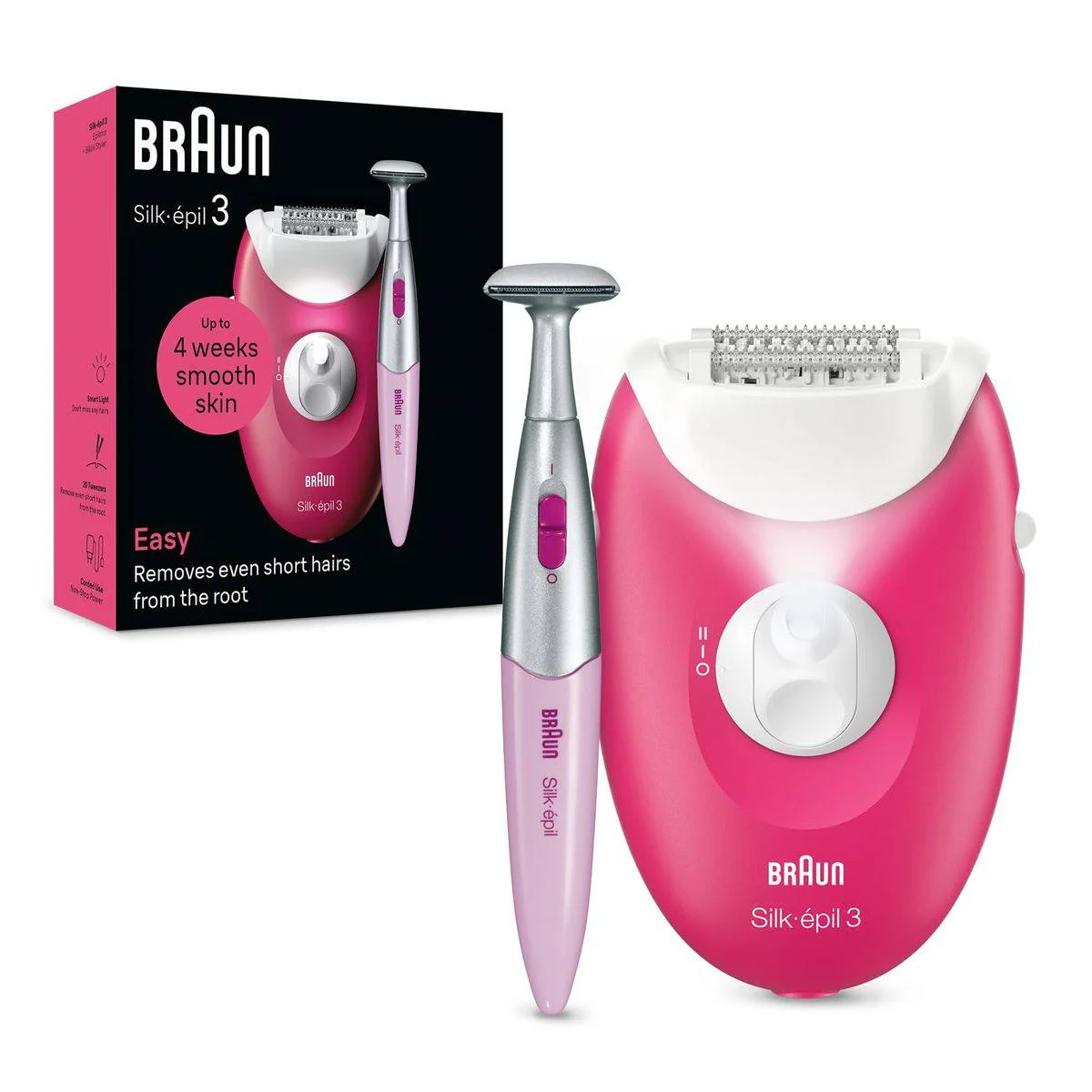 Braun Epilator Silk Epil 3 SkinSpa Bikini Trimmer 3202