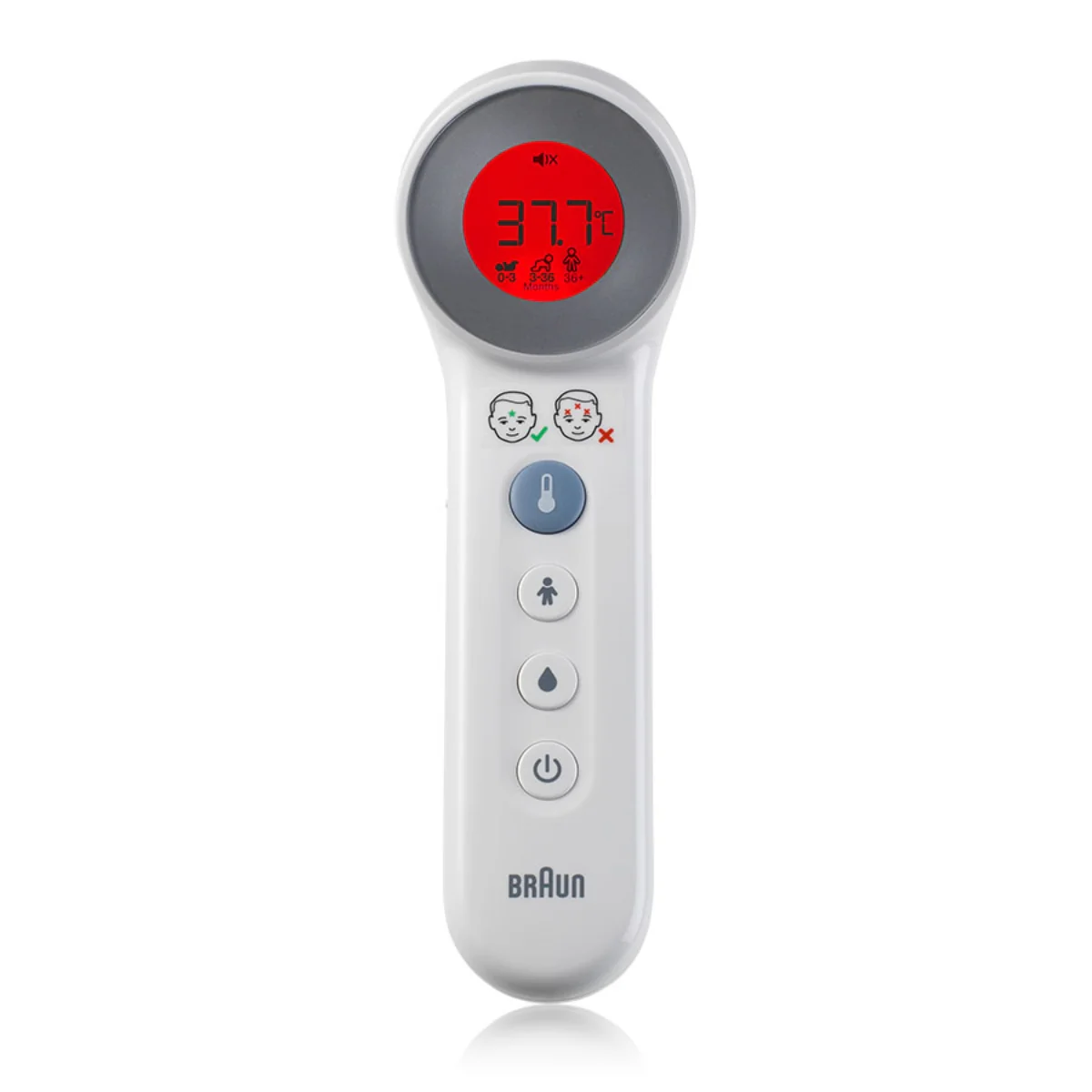 Braun Forehead Thermometer No Touch + Touch White BNT400 - Image 4