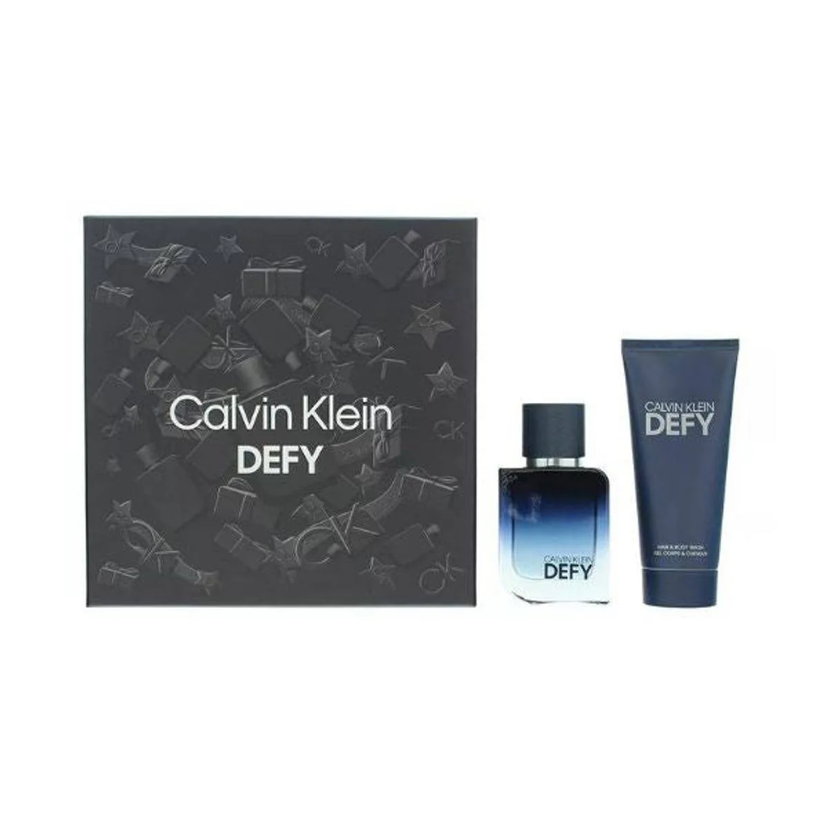 Calvin Klein Defy Eau de Parfum 50ml + Hair & Body Wash 100ml Gift Set