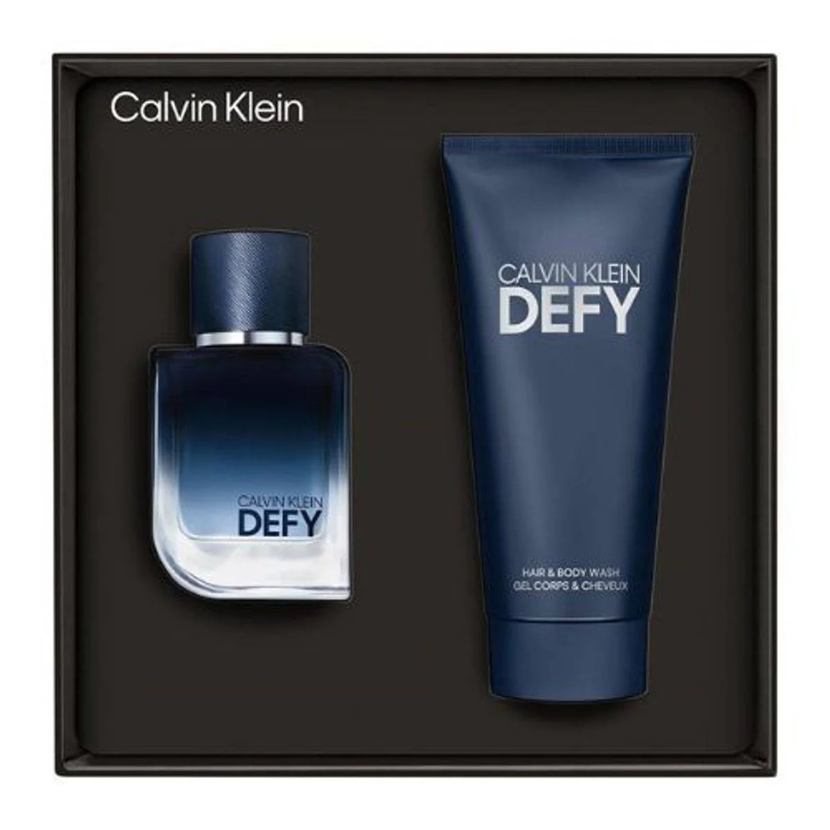 Calvin Klein Defy Eau de Parfum 50ml + Hair & Body Wash 100ml Gift Set - Image 2
