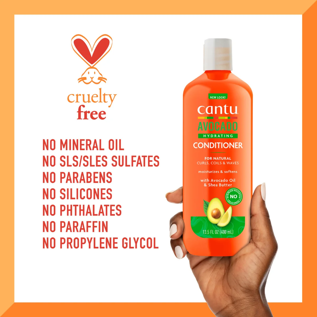 Cantu Shea Butter Avocado Hydrating Conditioner 400ml - Image 7