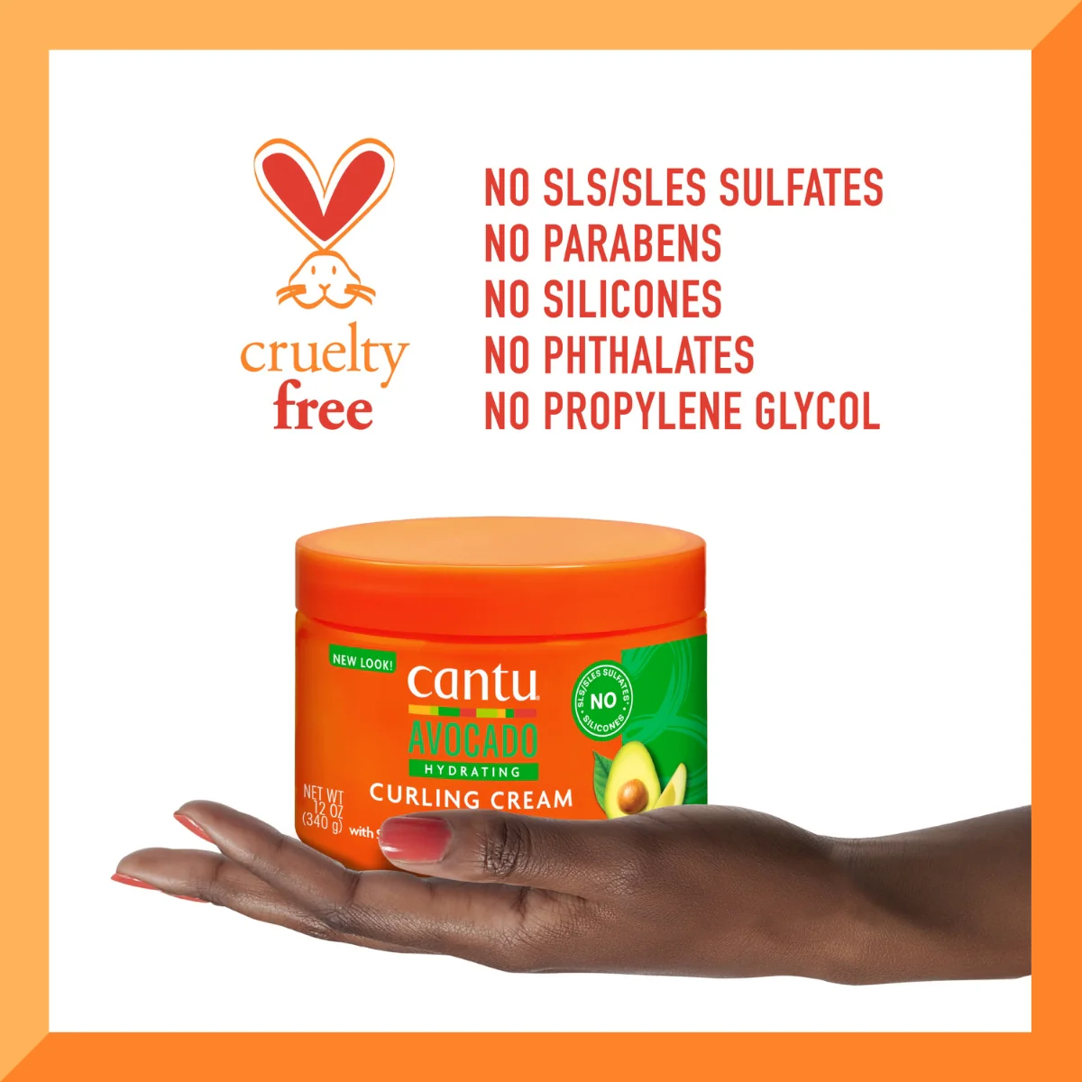 Cantu Shea Butter Avocado Hydrating Curling Cream 340g - Image 6