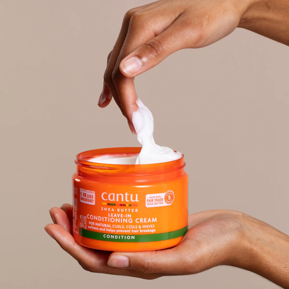 Cantu Shea Butter Leave In Conditioning Cream 340g - Image 6
