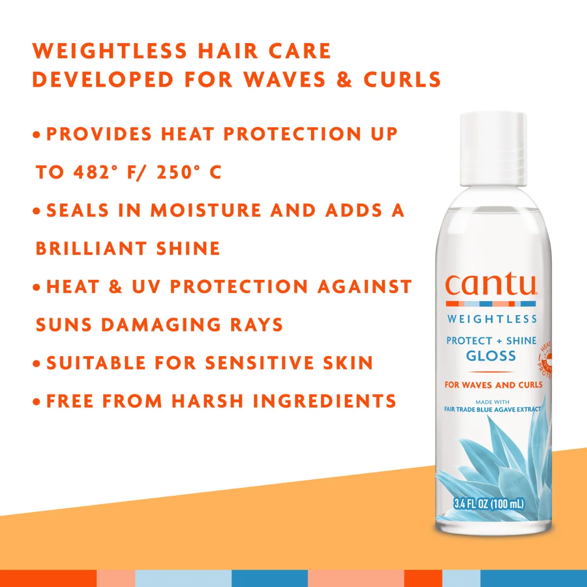 Cantu Shea Butter Weightless Protect + Shine Gloss 100ml - Image 3