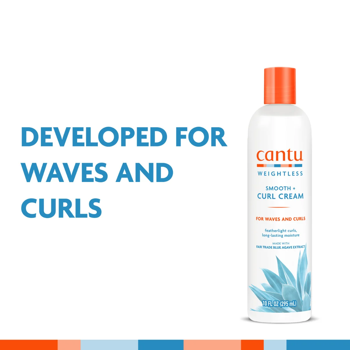 Cantu Shea Butter Weightless Smooth + Curl Cream 295ml - Image 4