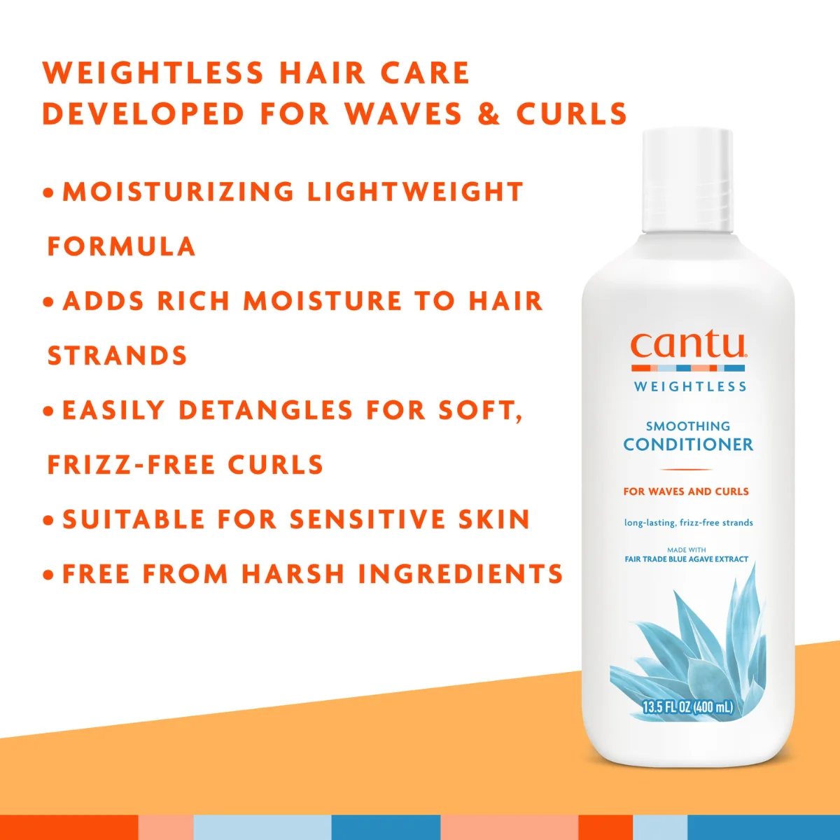 Cantu Shea Butter Weightless Smoothing  Conditioner 400ml - Image 3