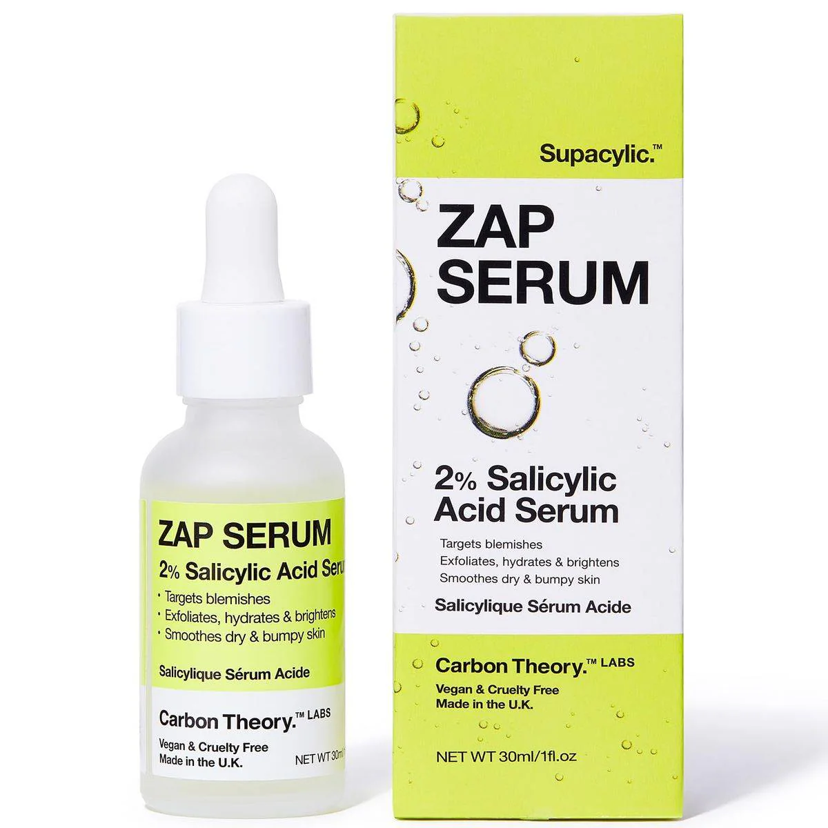 Carbon Theory Zap Supacylic 2% Salicylic Acid Serum 30ml - Image 5