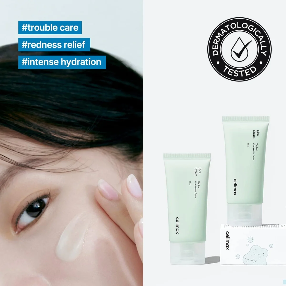 Celimax The Real Cica Soothing Cream 50ml - Image 6