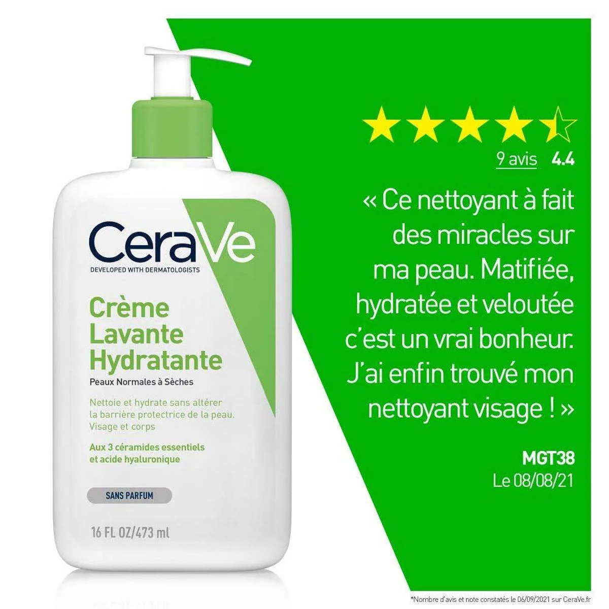 CeraVe Hydrating Cleanser 473ml - Image 4
