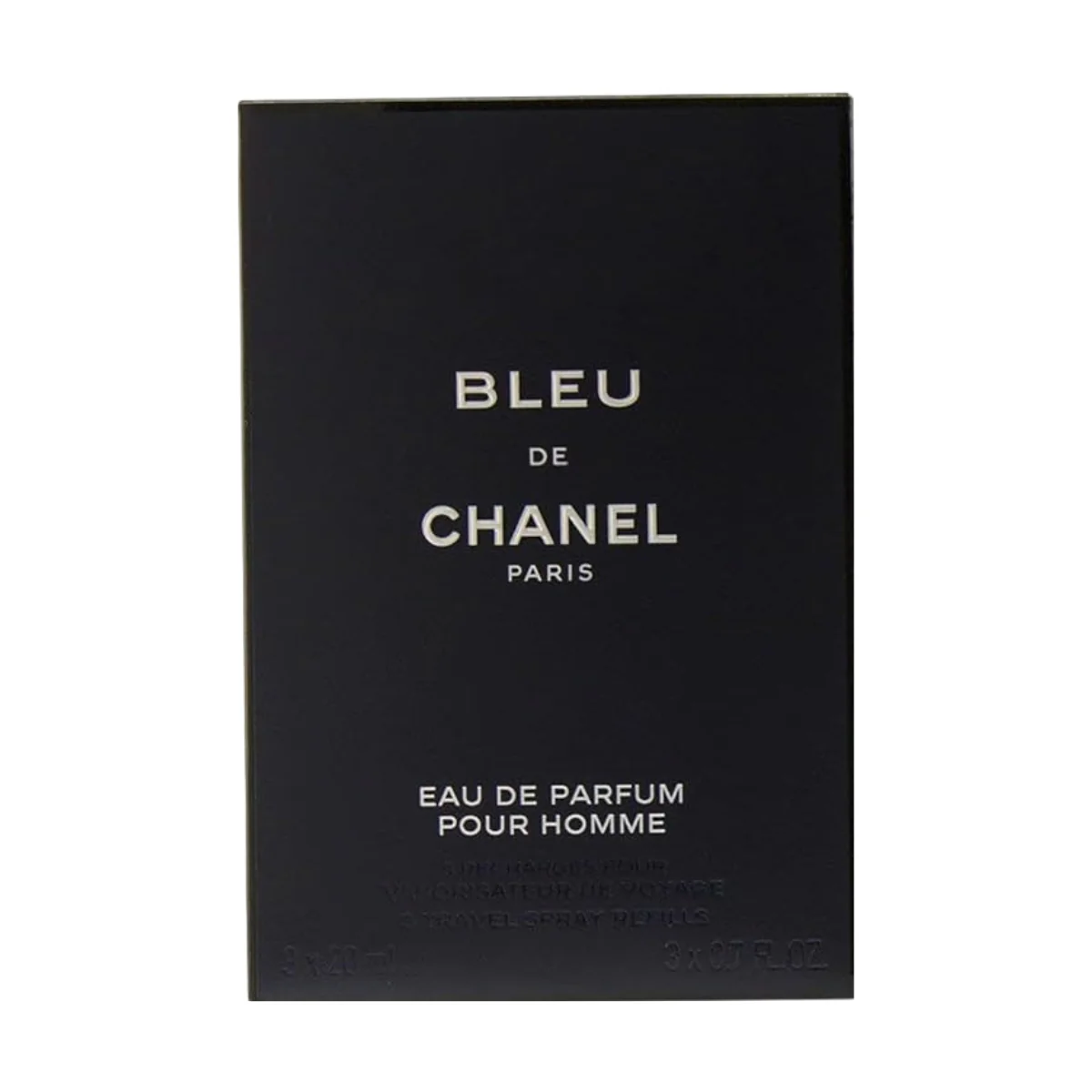 Chanel Bleu De Chanel Pour Homme Eau de Parfum 20 ml x 3 Refill Travel Spray - Image 3