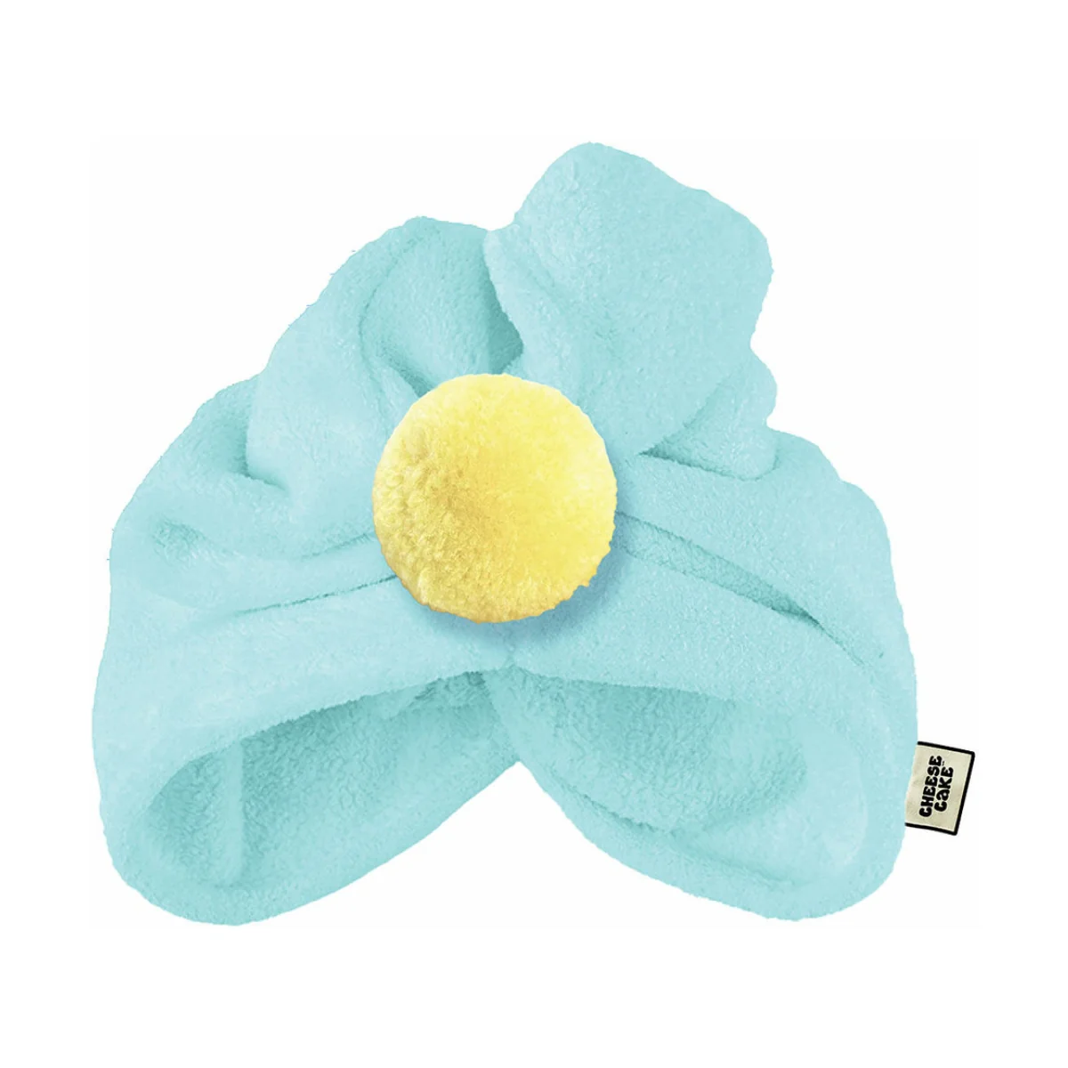 Cheesecake Wrap Up Hair Drying Towel Blue - Image 2